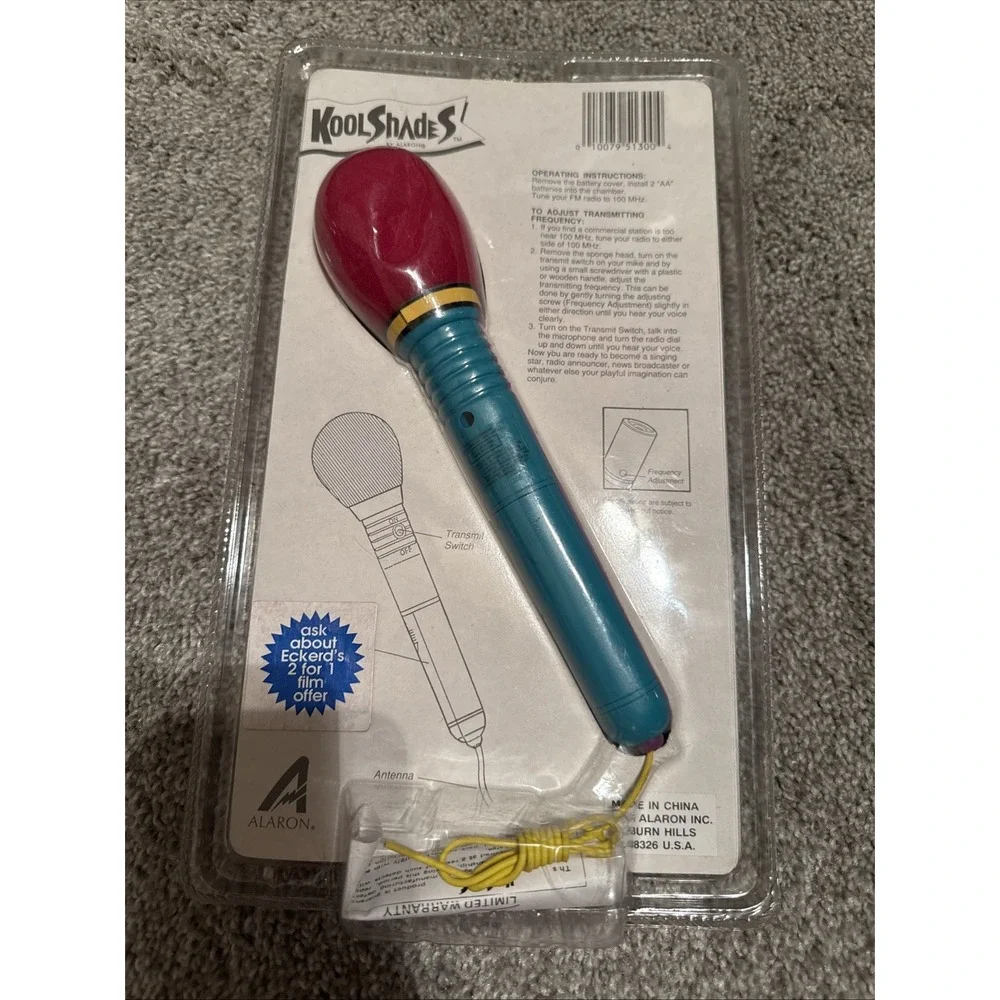 Vintage Kool Shades By Alaron Wireless Fm Microphone New Package